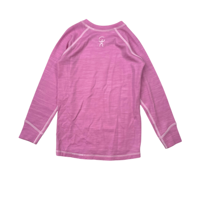 Isbjörn husky baselayer shirt, frost pink | 98/104cm