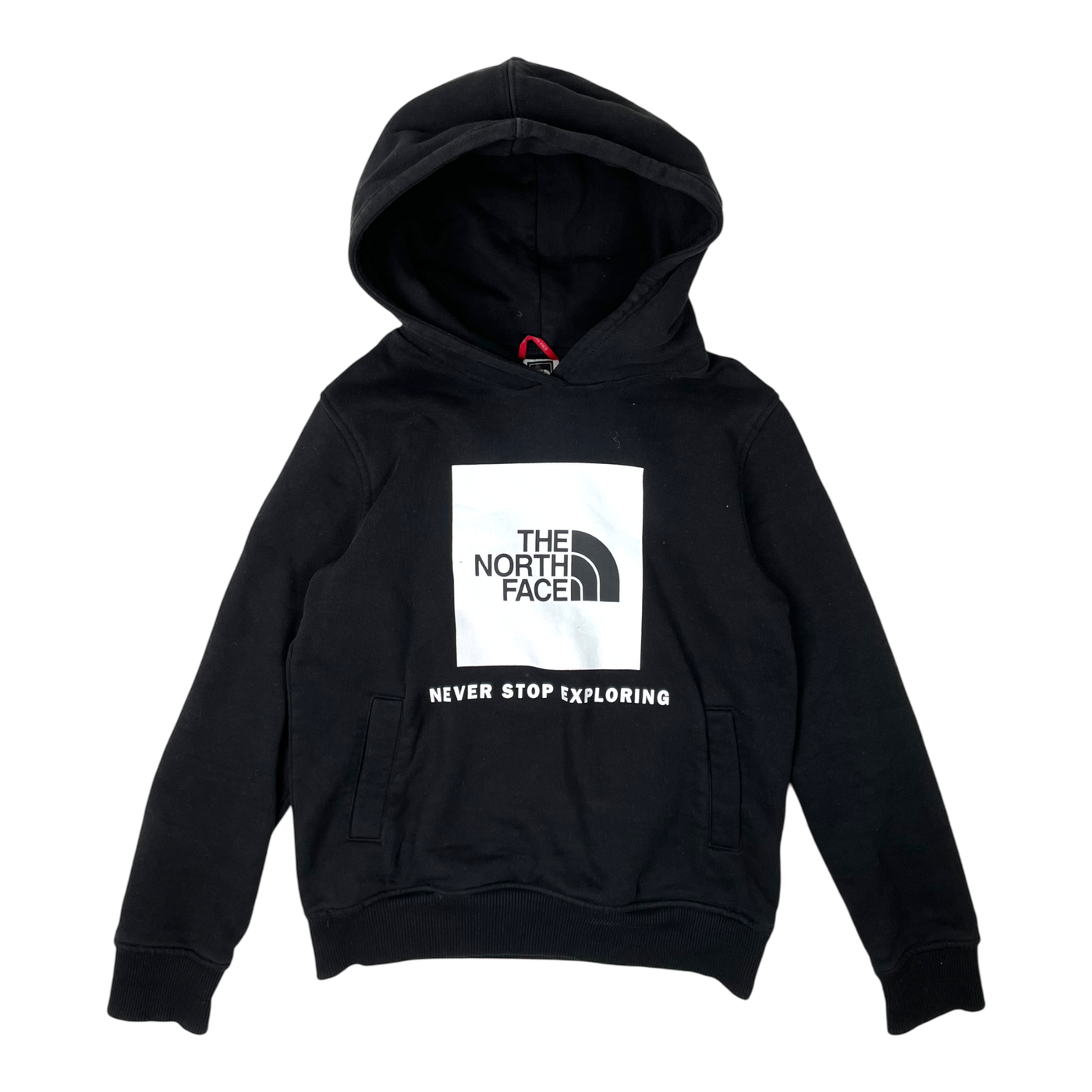 The North Face hoodie, black | junior L