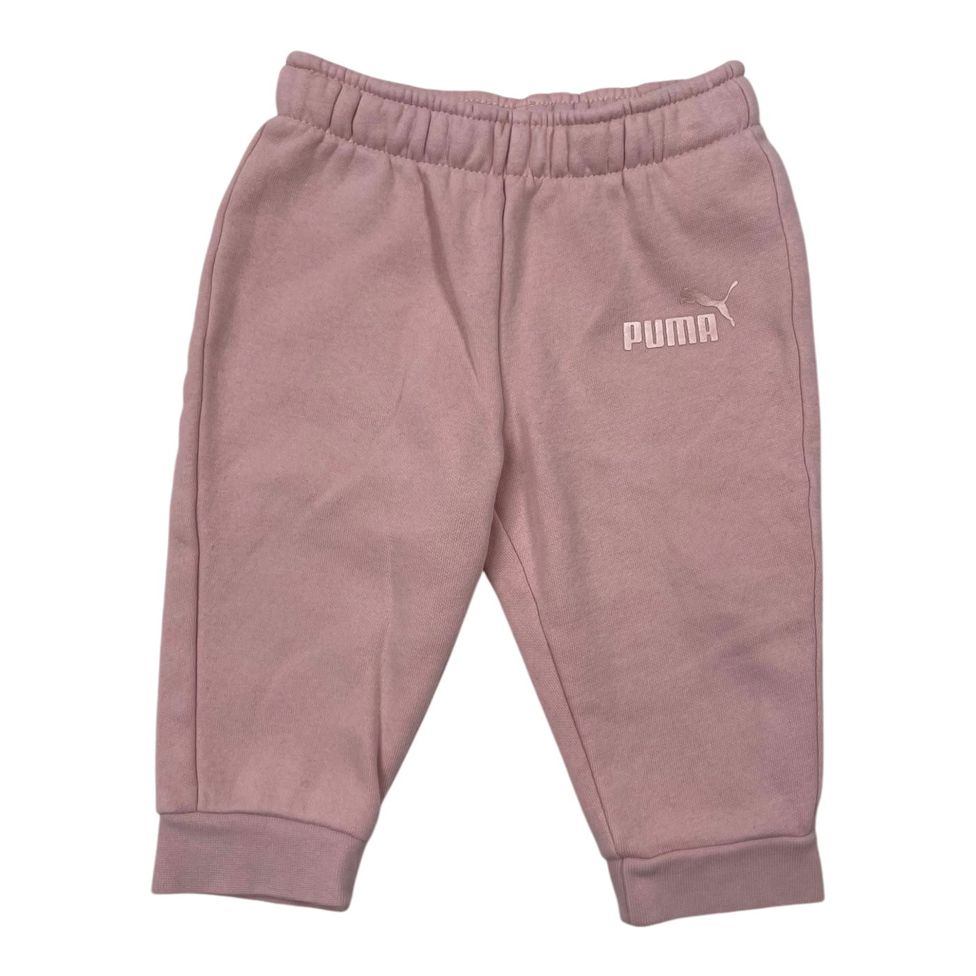 Puma logo sweatpants, light pink | 74cm