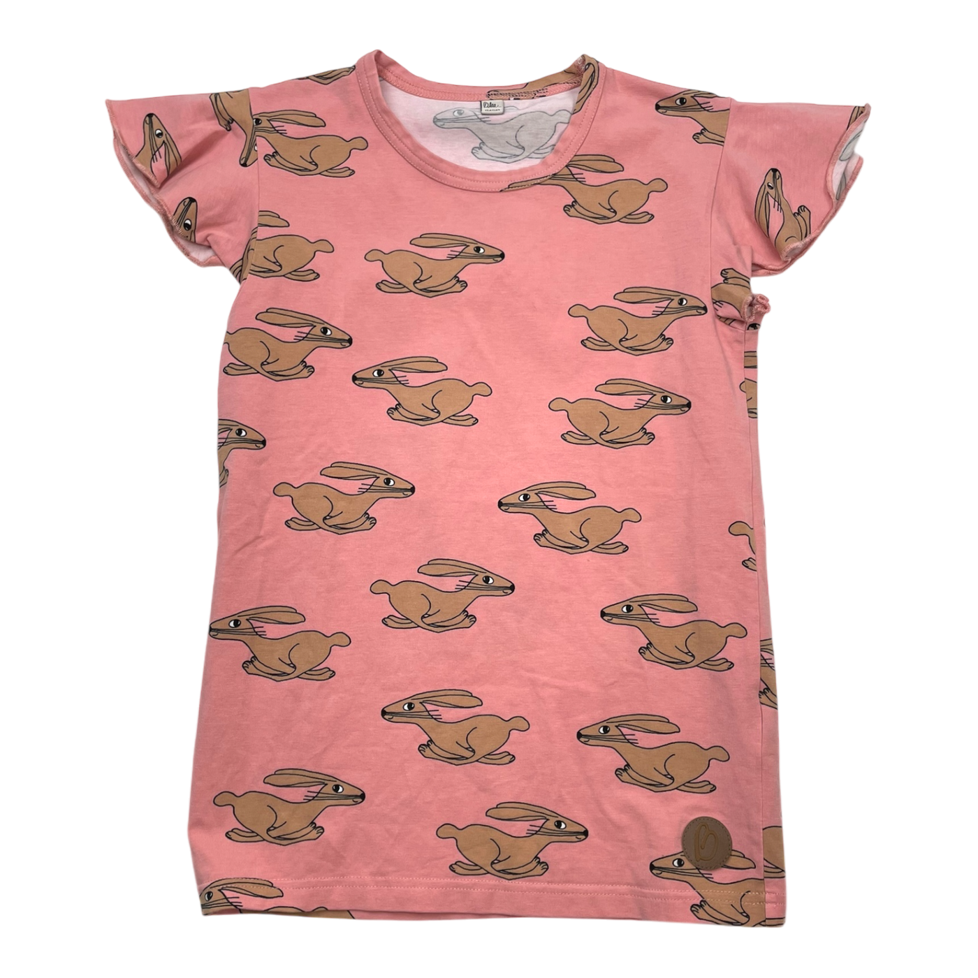 Blaa t-shirt, bunny | 134/140cm