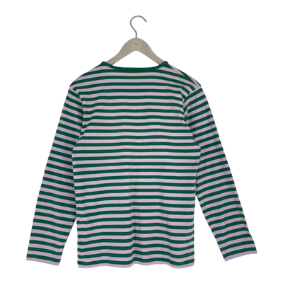 Marimekko stripe shirt, pink/green | woman S