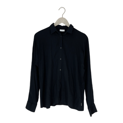 Riva Clothing collar shirt, black | woman S