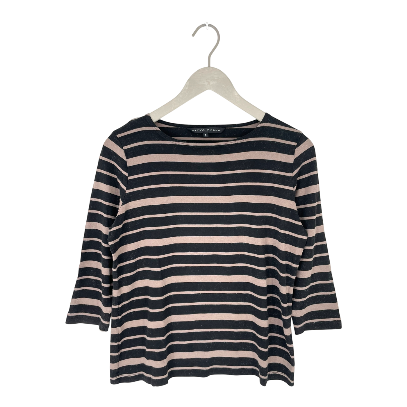 Ritva Falla 3/4 sleeve shirt, stripes | woman S