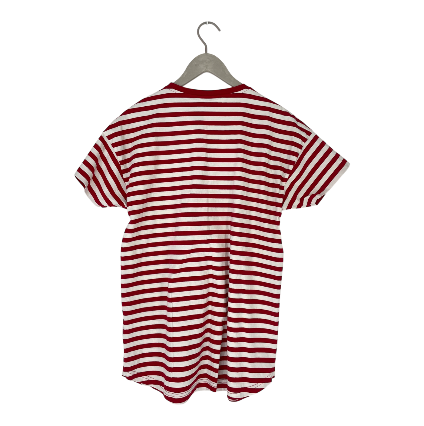 Riva Clothing t-shirt, red and white stripes | unisex S