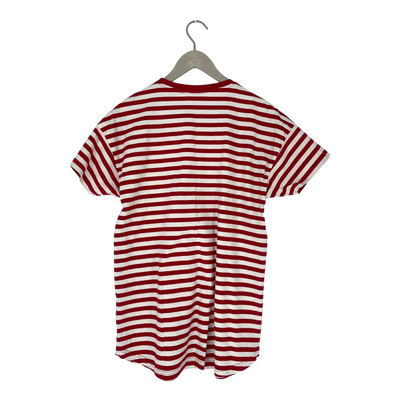 Riva Clothing t-shirt, red and white stripes | unisex S