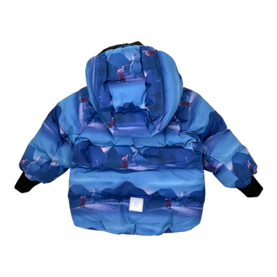 Reima moomin lykta winter jacket, blue | 98cm