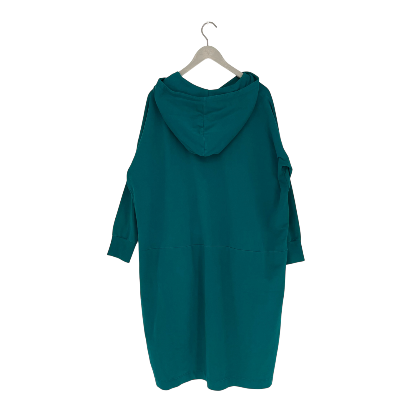 Papu giant split hoodie dress, turquoise | woman XL