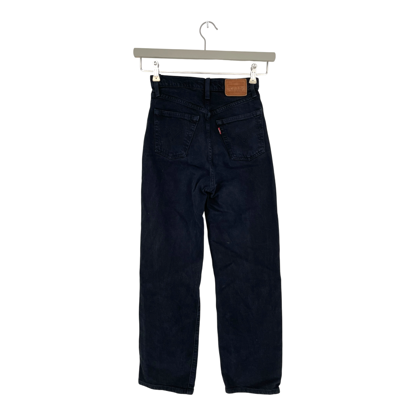 Levi's ribcage straight jeans, black | woman W24