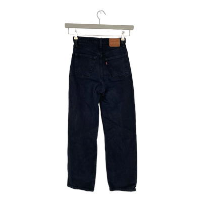 Levi's ribcage straight jeans, black | woman W24