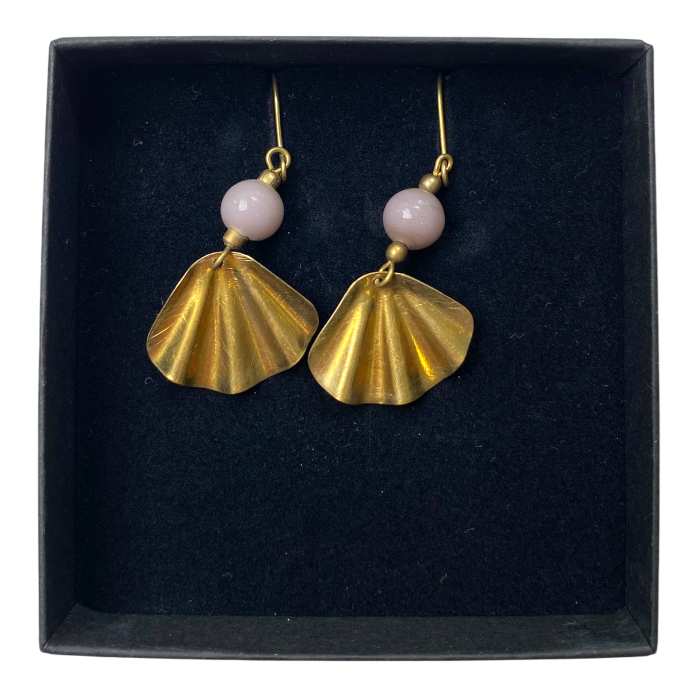 Kaiko azita earrings, bronze