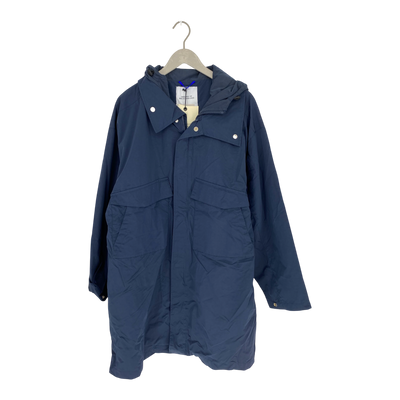 Embassy of Bricks and Logs teabeak parka, navy blue | unisex L