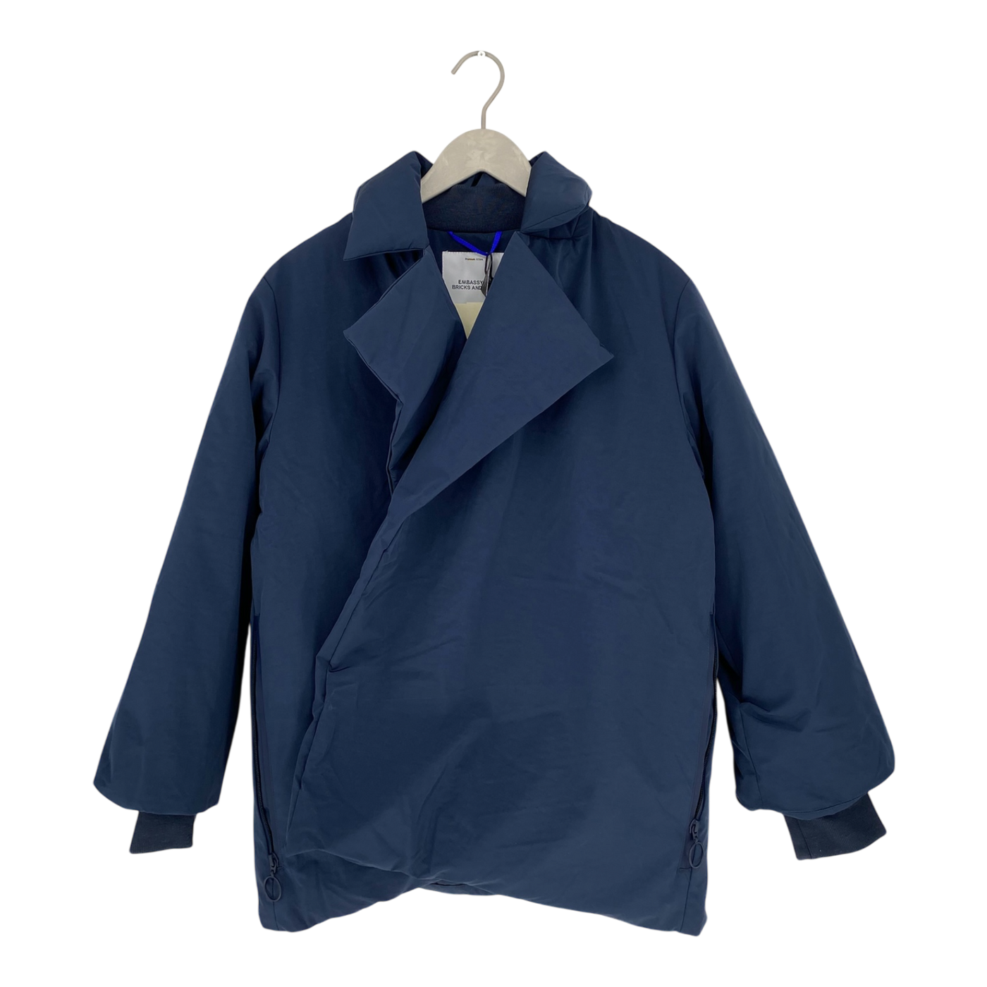 Embassy of Bricks and Logs avalon puffer jacket, navy blue | unisex S