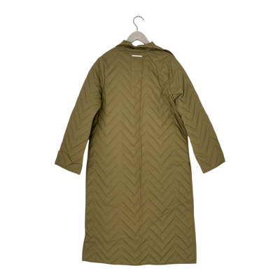 Embassy of Bricks and Logs dafni quilted coat, olive | woman S