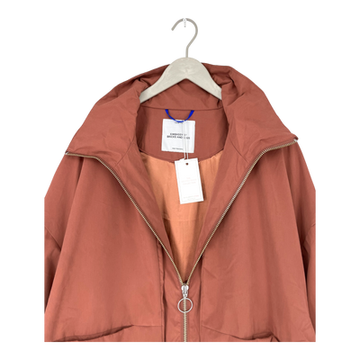 Embassy of Bricks and Logs visby coat, terracotta | woman S