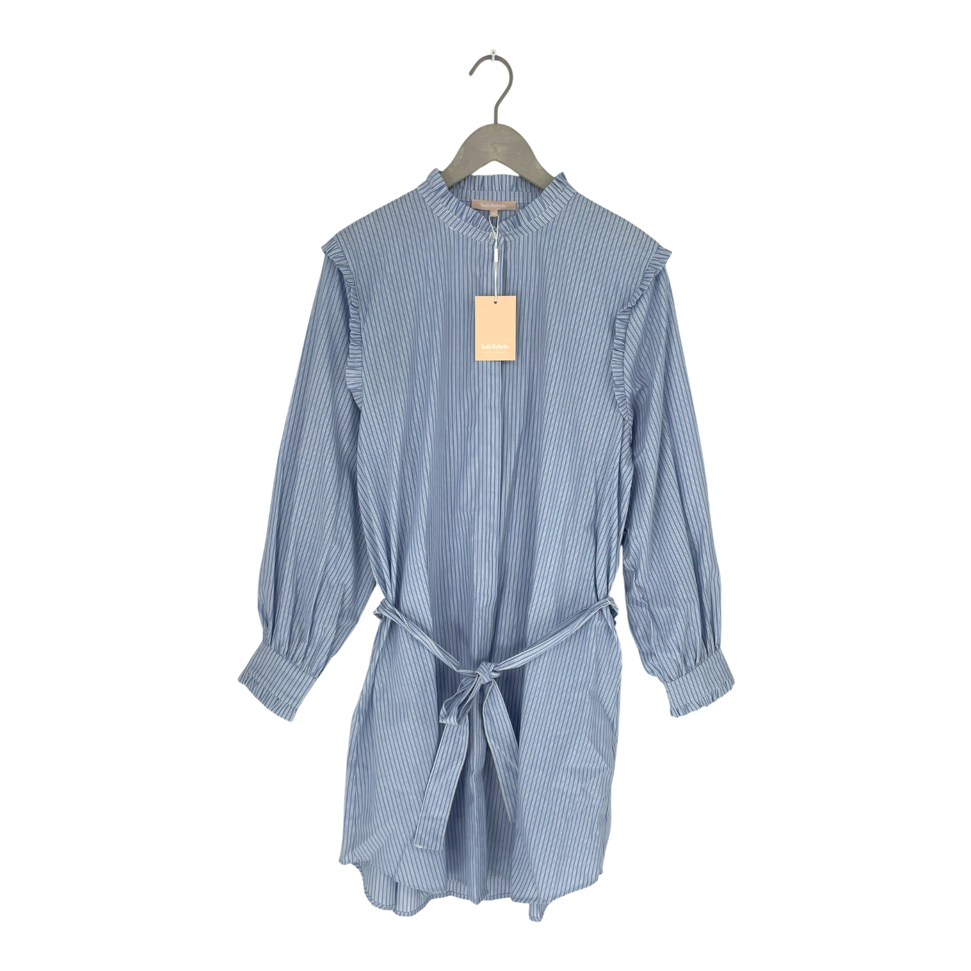 Soft Rebels rindia shirt dress, blue stripes | woman XXL
