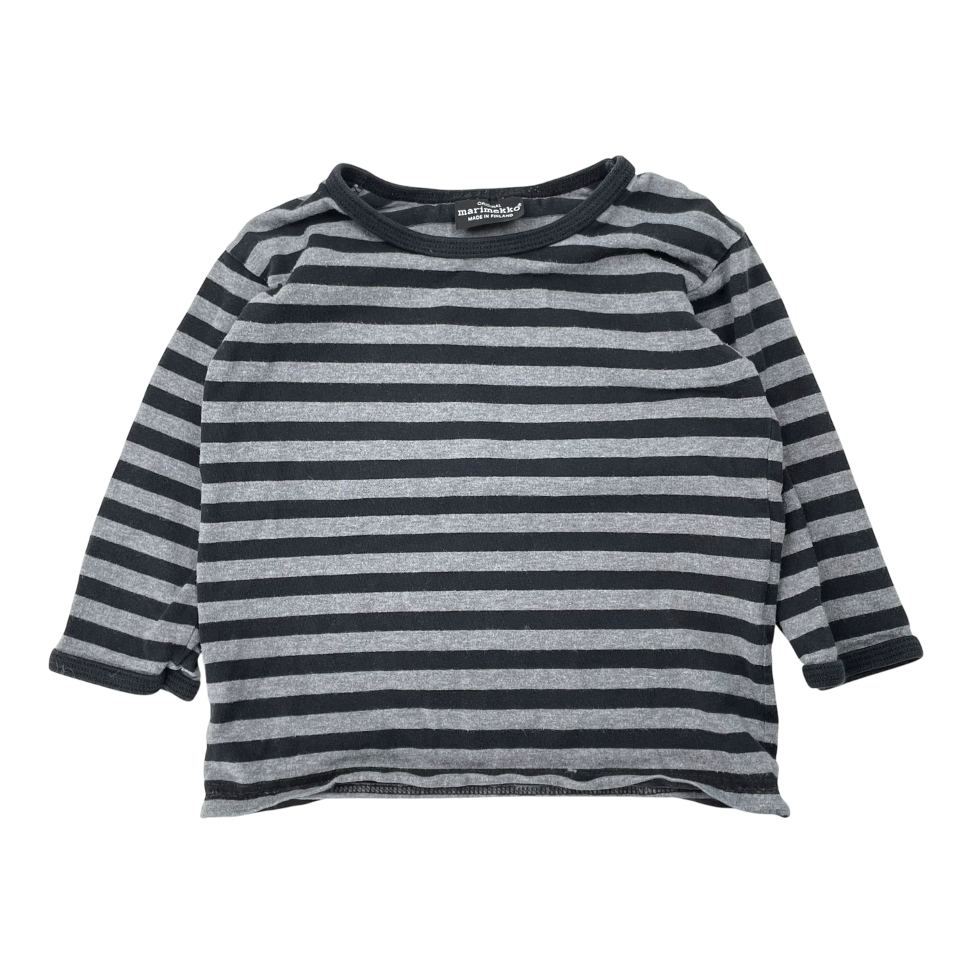 Marimekko stripe shirt, grey/black | 90cm