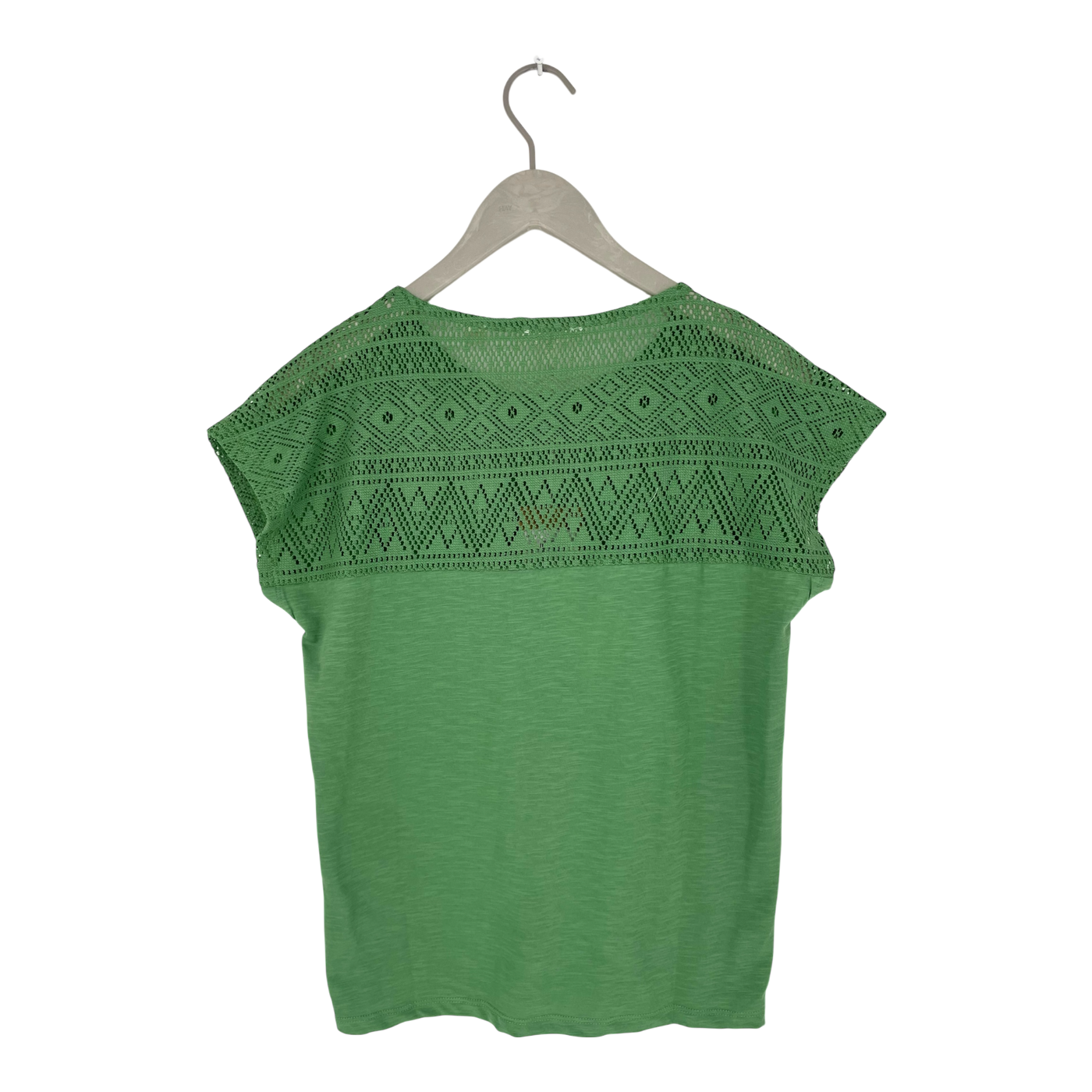 Tranquillo lace t-shirt, green | woman XS
