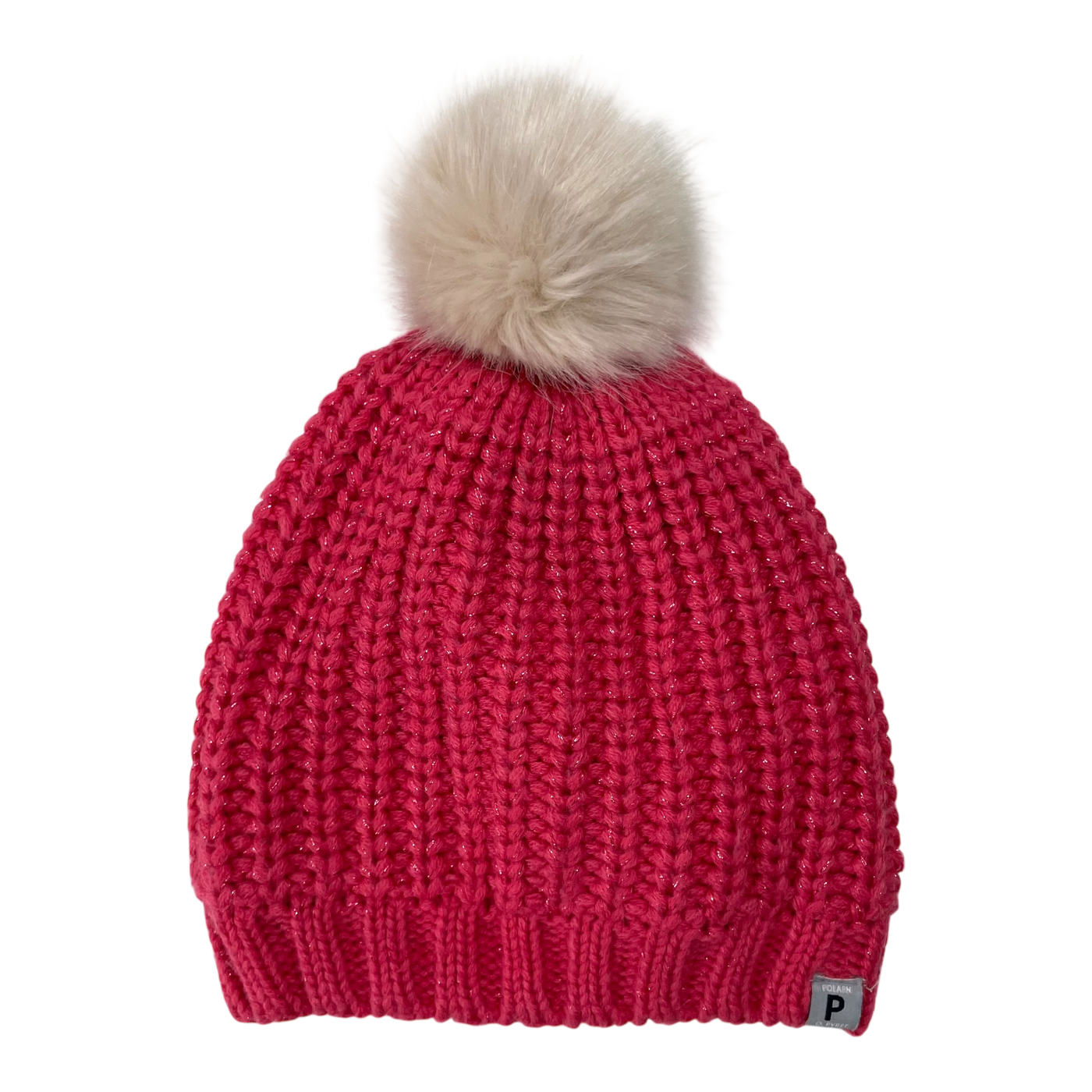 Polarn O. Pyret merino beanie, pink | 52/54