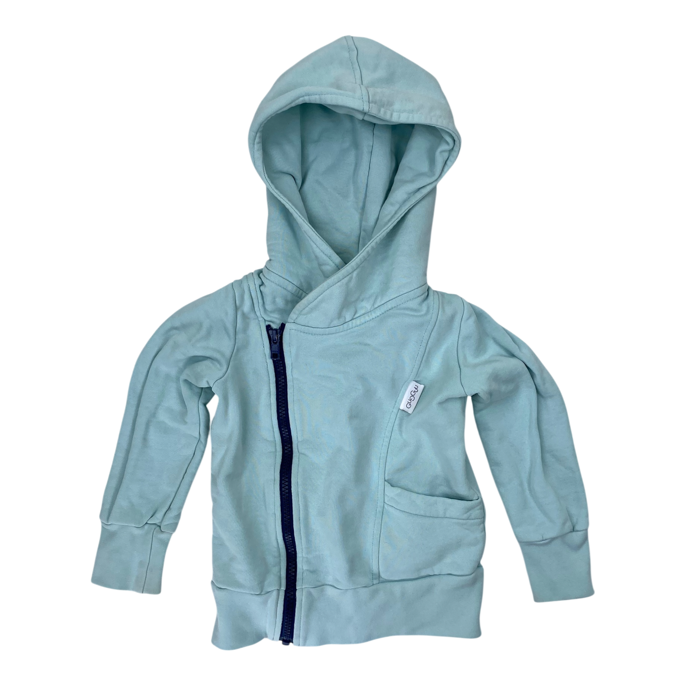 Gugguu zipper hoodie, light blue | 92cm