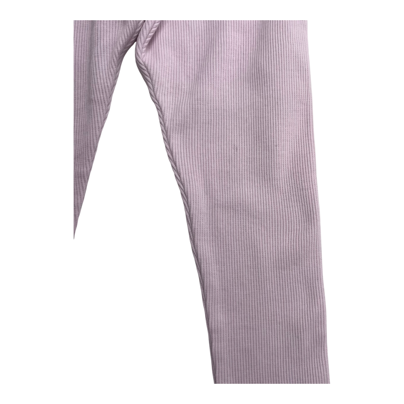 Gugguu Rib Leggings, Misty Rose | 92 cm