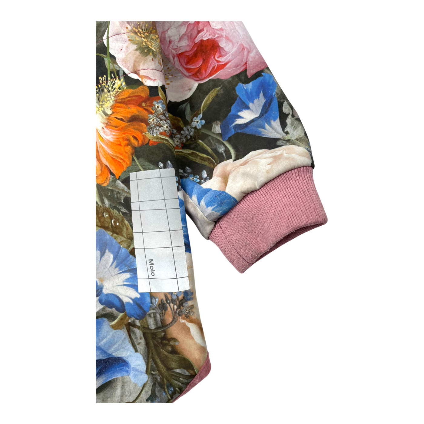 Molo hillary softshell jacket, flowers | 116cm