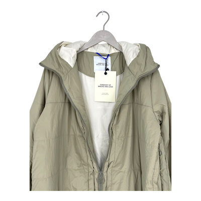 Embassy of Bricks and Logs largo puffer jacket, pale olive | unisex S