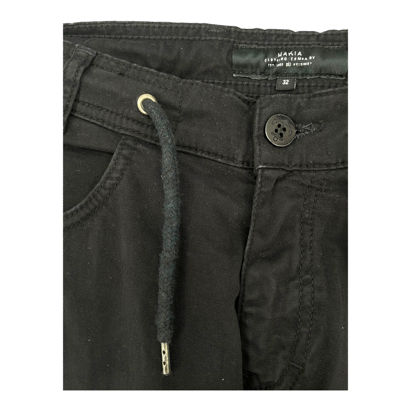 Makia chino pants, black | man 32
