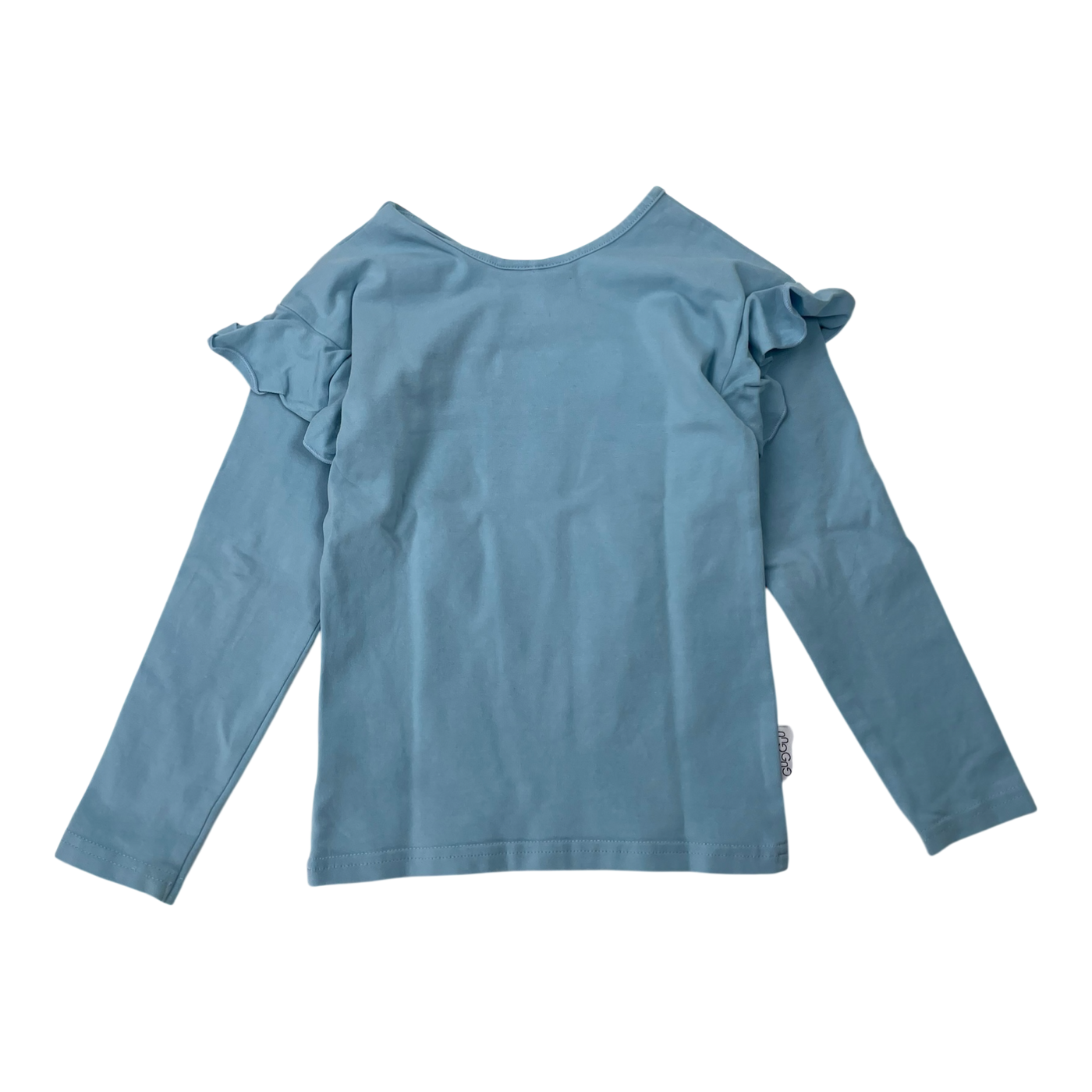Gugguu frill shirt, sky blue | 98cm