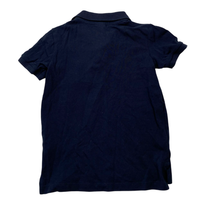 Polarn O. Pyret collar t-shirt, midnight blue | 128cm