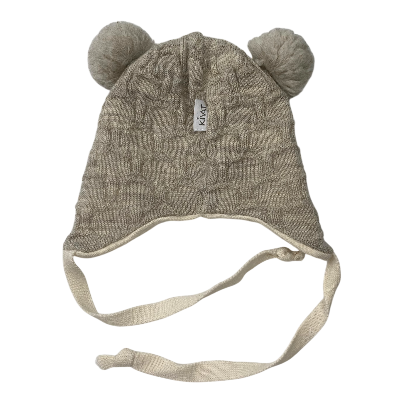 Kivat wool beanie, wheat | 0-6m