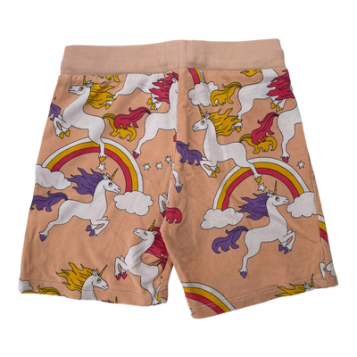 Mini Rodini sweatshorts, unicorn | 128/134cm