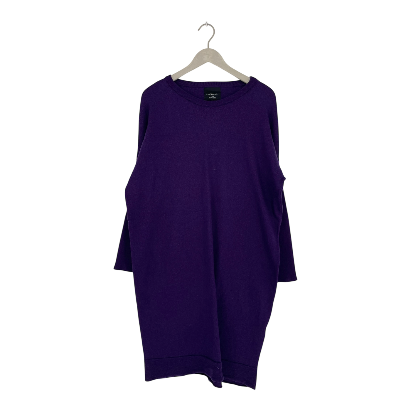 Aarre merino wool dress, purple | woman 3XL