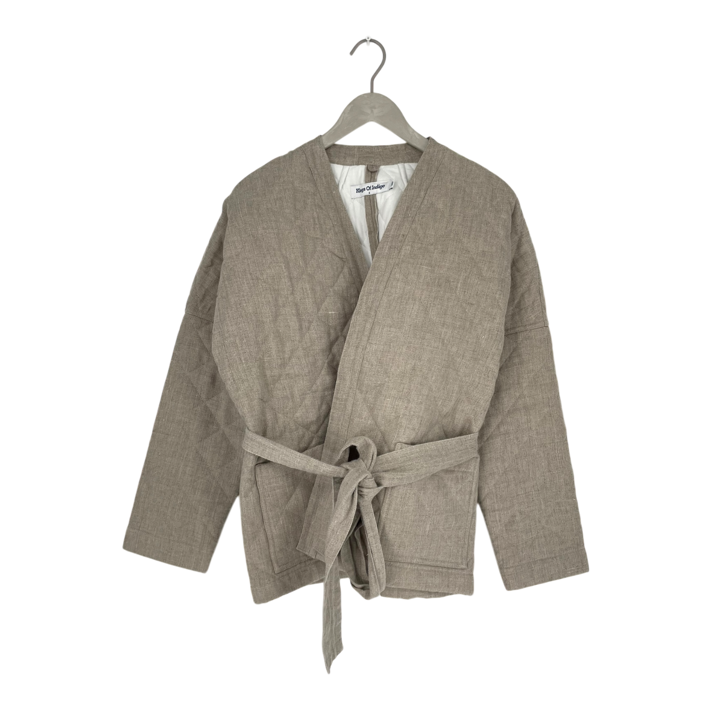 Kings of Indigo ophelia hemp jacket, sand | woman S