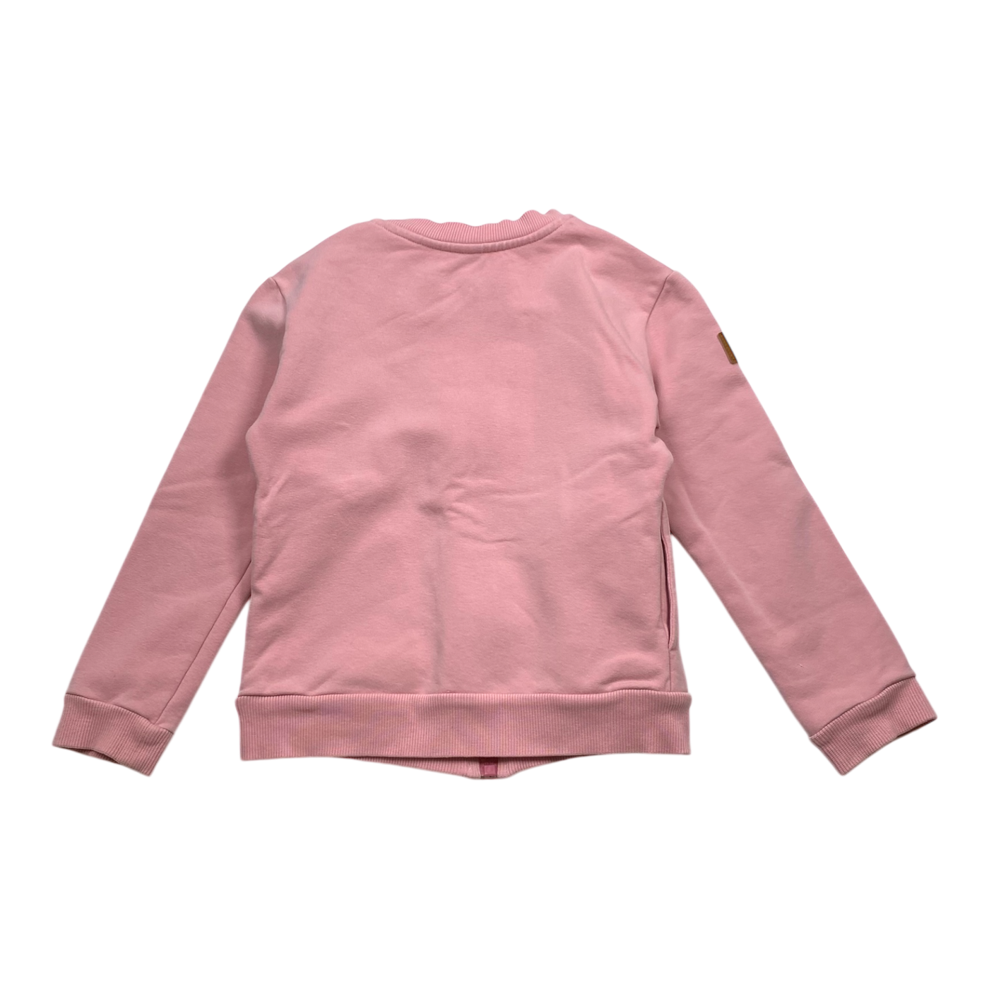 Metsola zipper sweat jacket, pink | 110/116cm