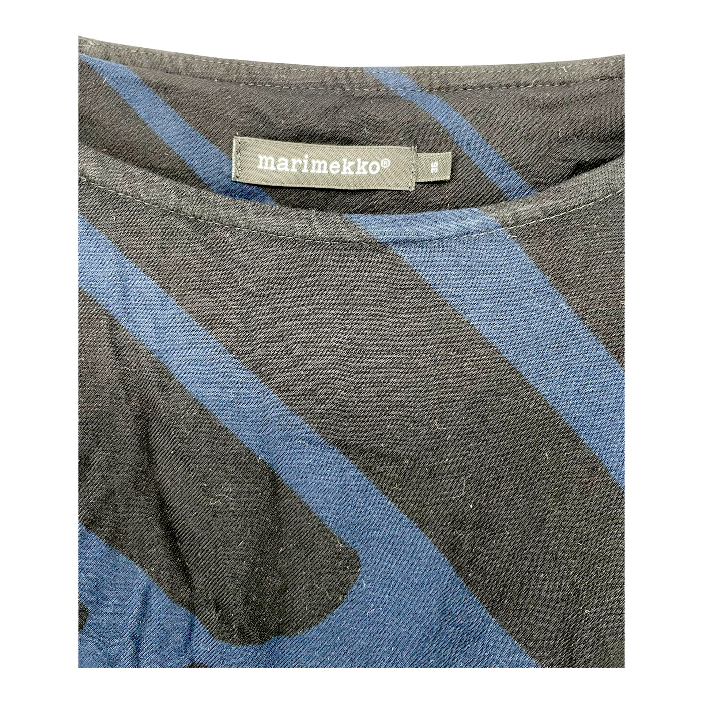 Marimekko gavotte staccato shirt, blue/black | woman 36