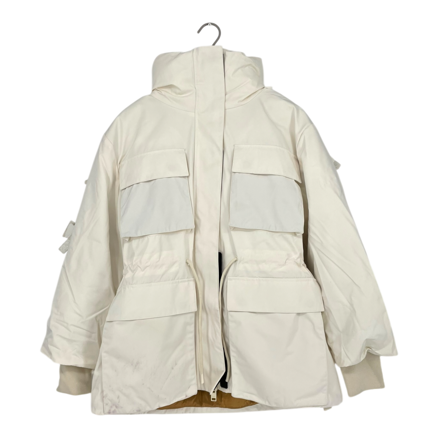 Embassy of Bricks and Logs norfolk parka, white | unisex S