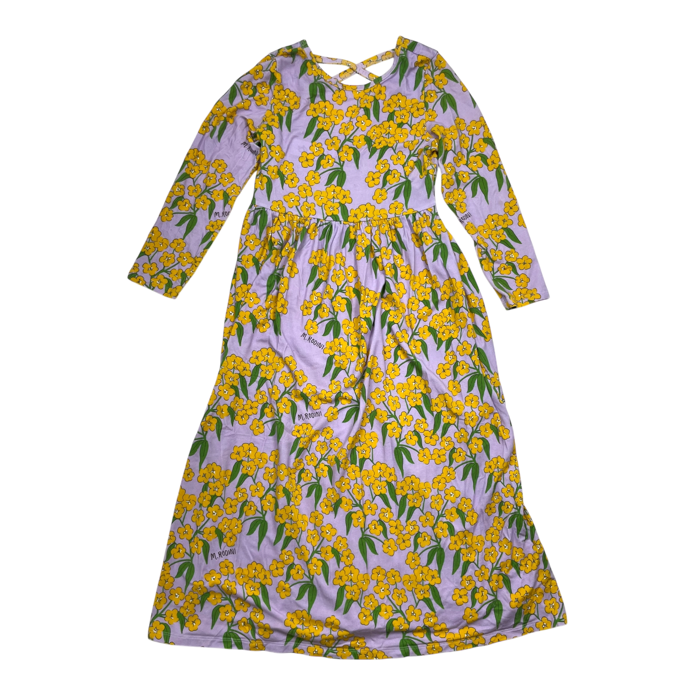 Mini Rodini dress, flowers | 140/146cm