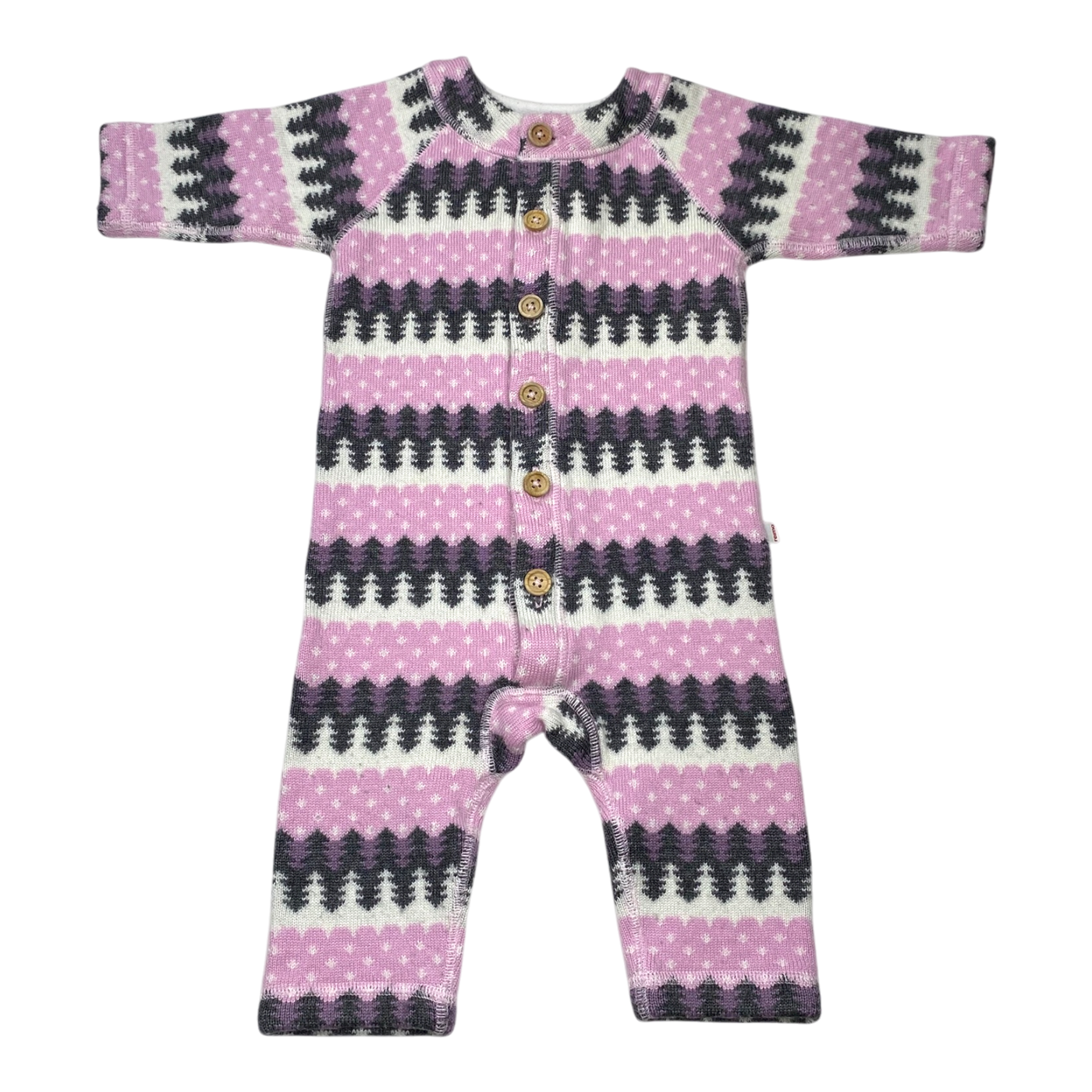 Reima wool jumpsuit, pink | 68/74cm