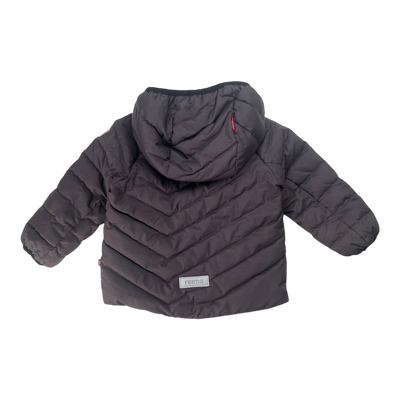 Reima down winter jacket, brown | 92cm