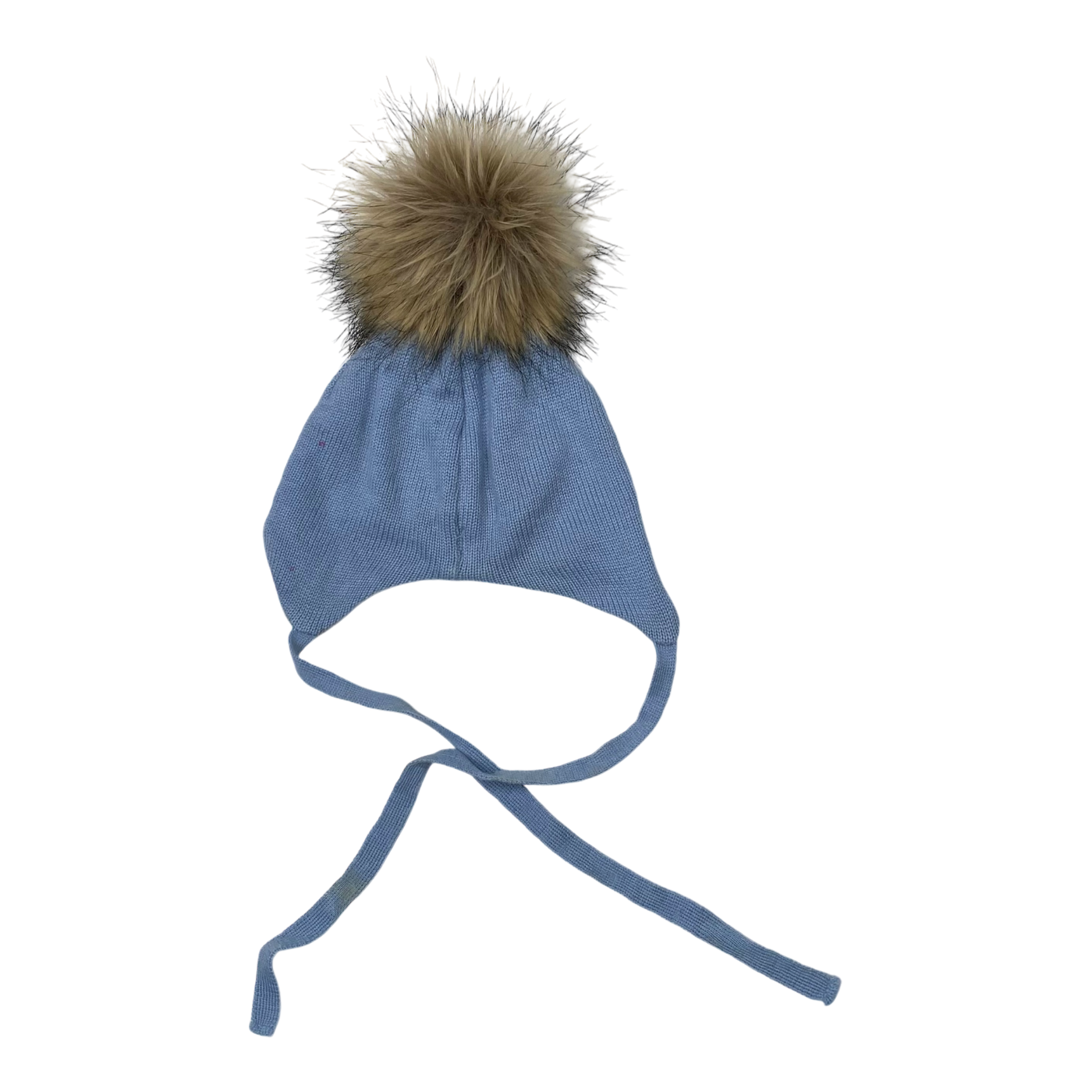 Gugguu merino furry beanie, sky blue | 35/36cm