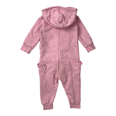 Gugguu sweat jumpsuit, pink | 80cm