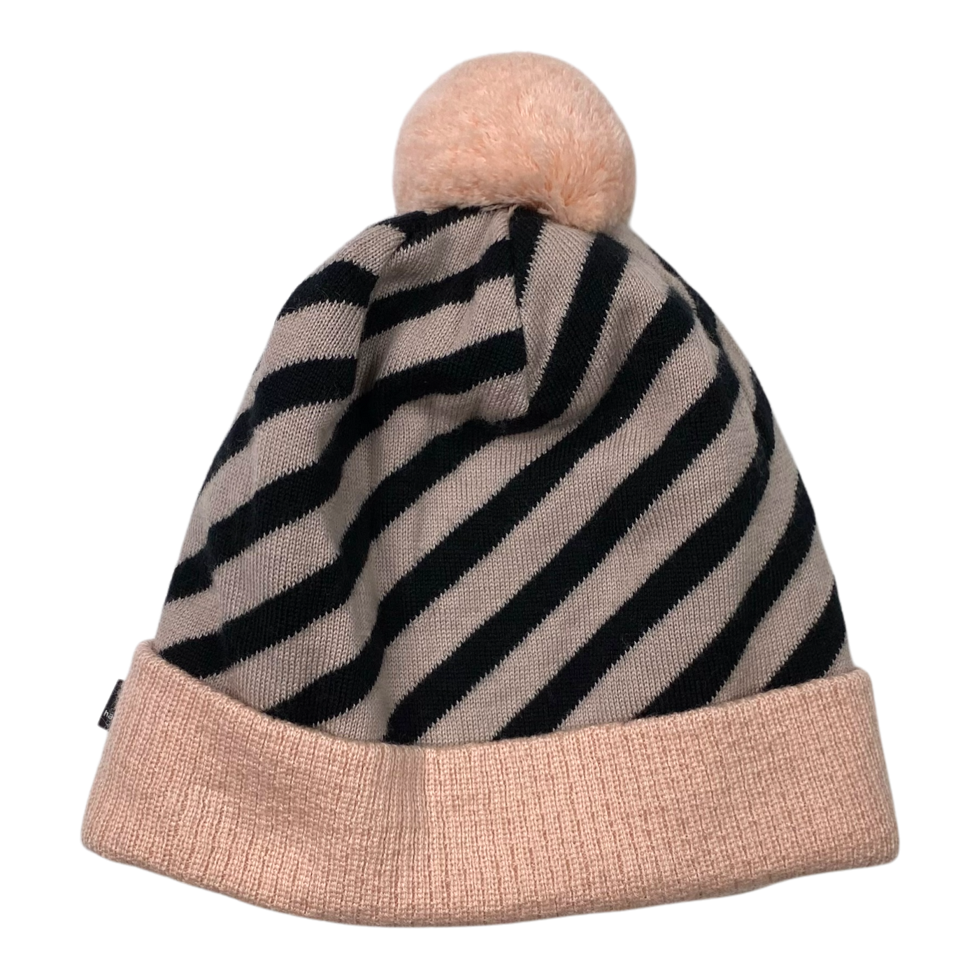 Papu merino pom beanie, misty rose | 3-5y