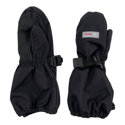 Reima askare mittens, black  | 1-2y