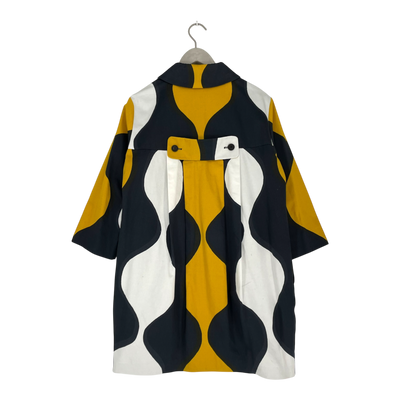 Marimekko vintage trench coat, multicolor | woman 44