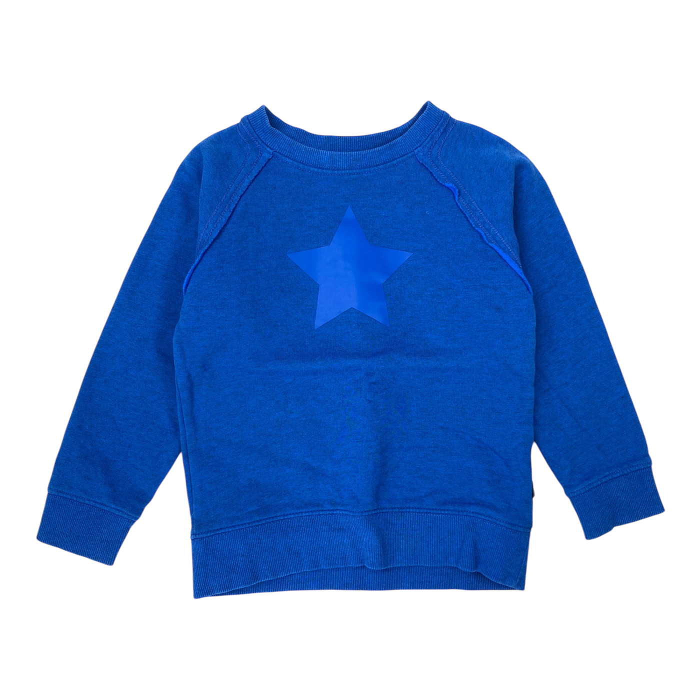 Molo Morten Sweatshirt, Blue Star | 110 cm