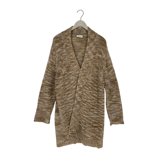 Ganni knitted cardigan, caramel/wheat | woman S