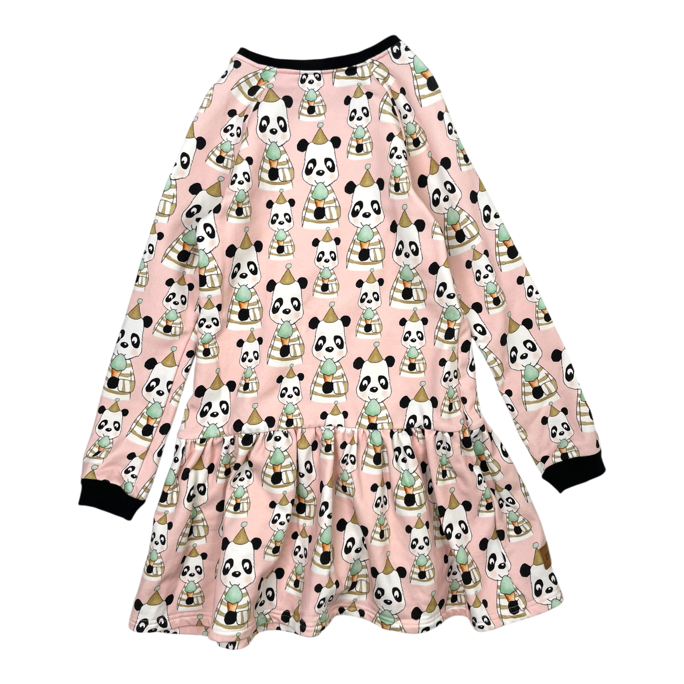 Metsola sweat dress, party panda | 134/140cm