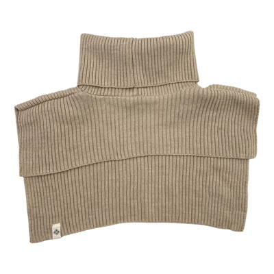 Kaiko merino rib neck warmer, wheat | onesize
