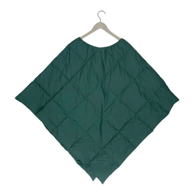 Joutsen otava down poncho, midnight gren | onesize