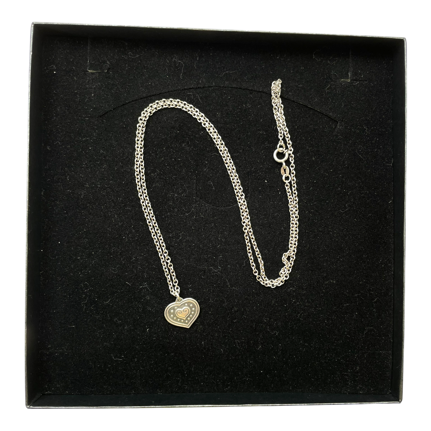 Kalevala Koru euran sydän necklace, silver